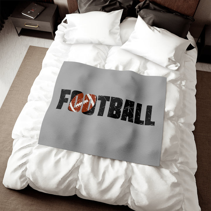 Football Sweatshirt Blanket