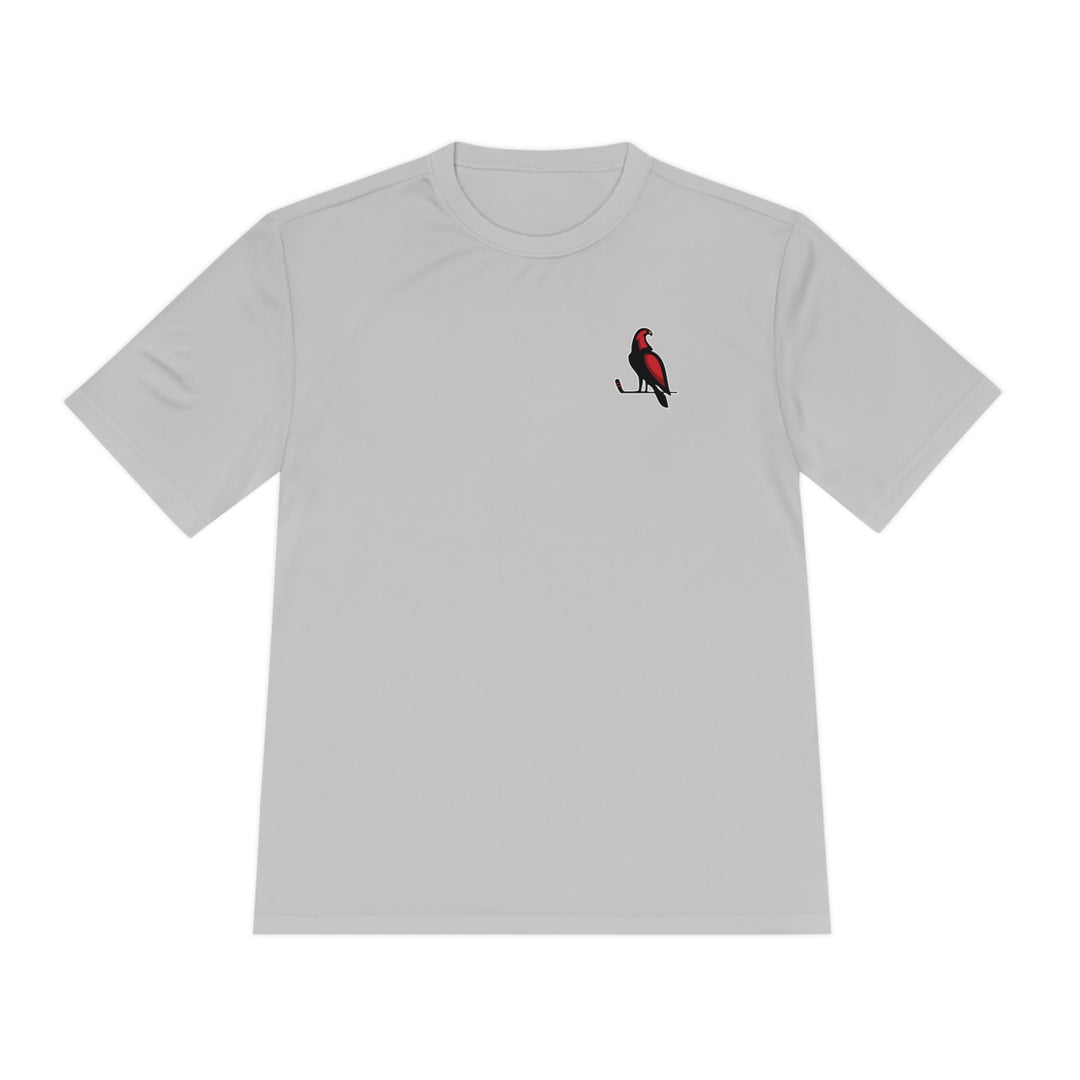 Wheeling Lightningbirds Unisex Adult Moisture Wicking T-Shirt - Bird Only Logo
