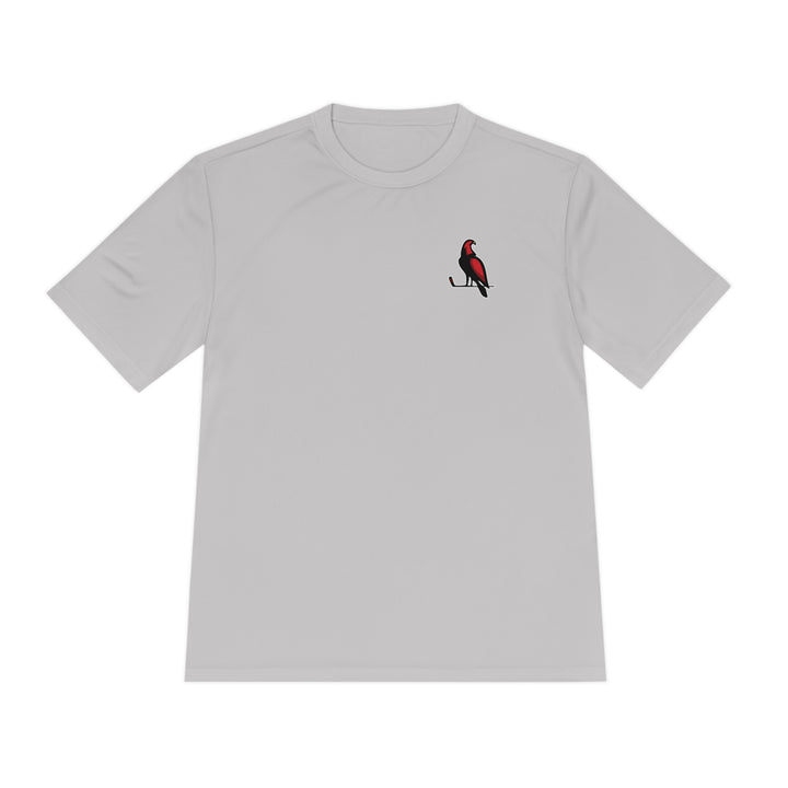 Wheeling Lightningbirds Unisex Adult Moisture Wicking T-Shirt - Bird Only Logo