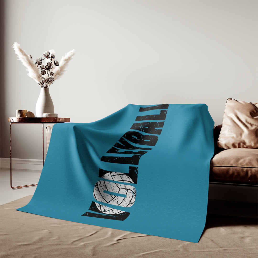 Volleyball Sweatshirt Blanket