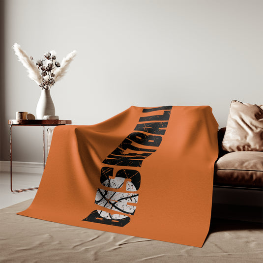 Basketball Sweatshirt Blanket