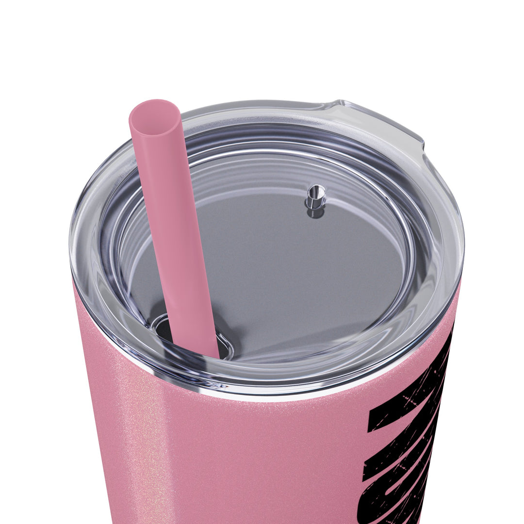 Cancer Ribbon Pick Your Sport 20oz Skinny Tumbler with Straw
