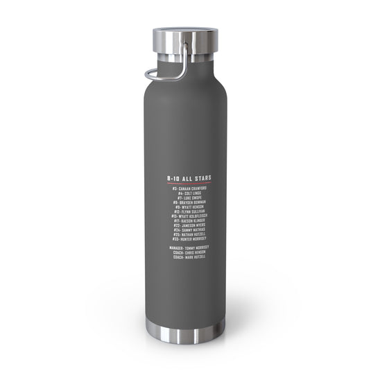 Valley Little League Copper Vacuum Insulated Bottle 22oz - District Champions