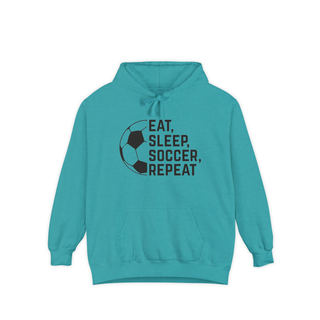 Eat Sleep Soccer Repeat Adult Unisex Premium Hooded Sweatshirt