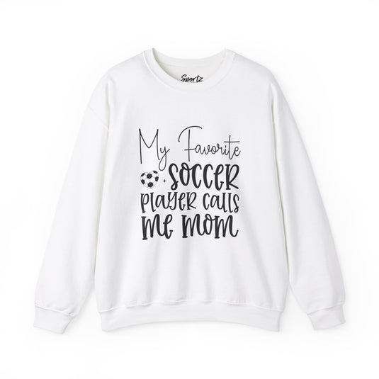 My Favorite Soccer Player Adult Unisex Basic Crewneck Sweatshirt