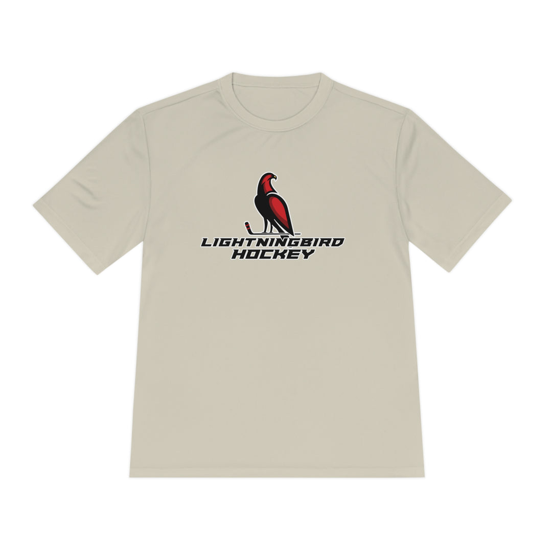 Wheeling Lightningbirds Unisex Adult Moisture Wicking T-Shirt - Hockey Design