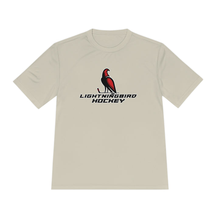Wheeling Lightningbirds Unisex Adult Moisture Wicking T-Shirt - Hockey Design