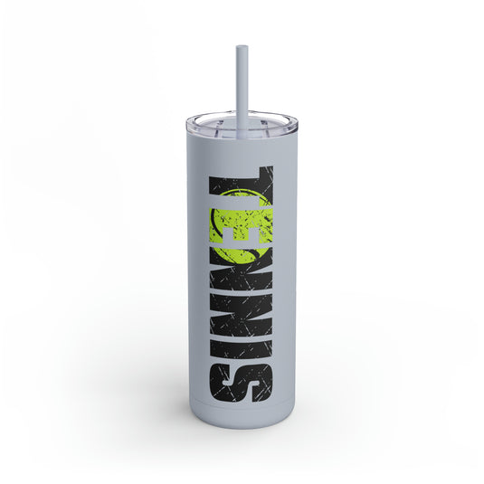 Tennis 20oz Skinny Matte Tumbler