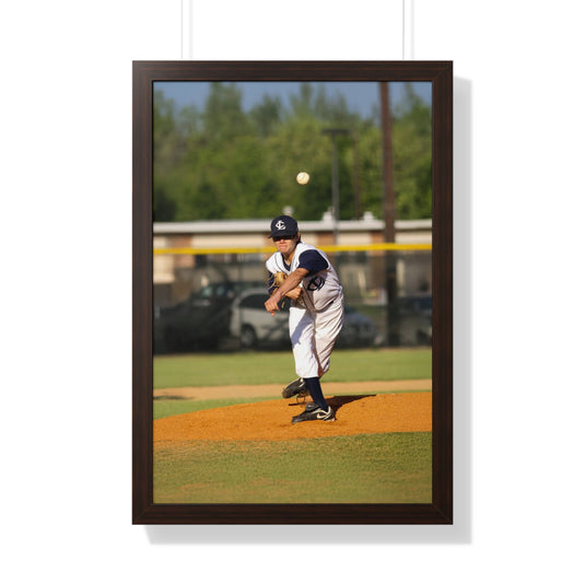 Quick Slants Photography Framed Vertical Poster