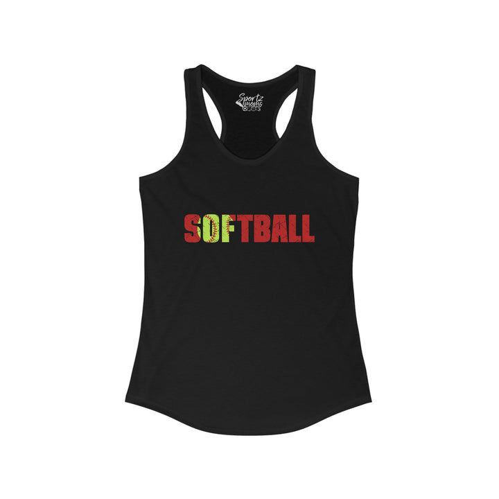 Softball Adult Women's Racerback Tank