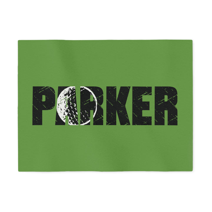 Golf Sweatshirt Blanket w/Custom Name