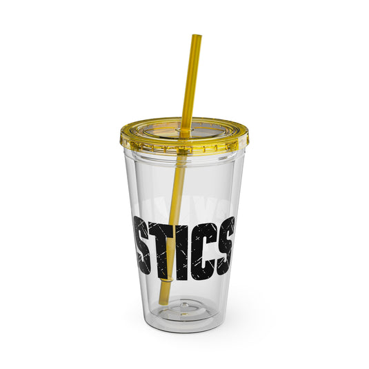 Gymnastics 16 oz Sunsplash Tumbler with Straw