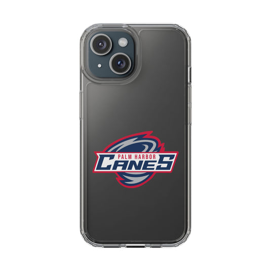 Palm Harbor Lady Canes Clear Phone Case