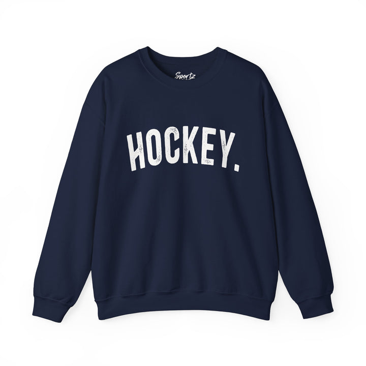 Rustic Design Hockey Adult Unisex Crewneck Sweatshirt