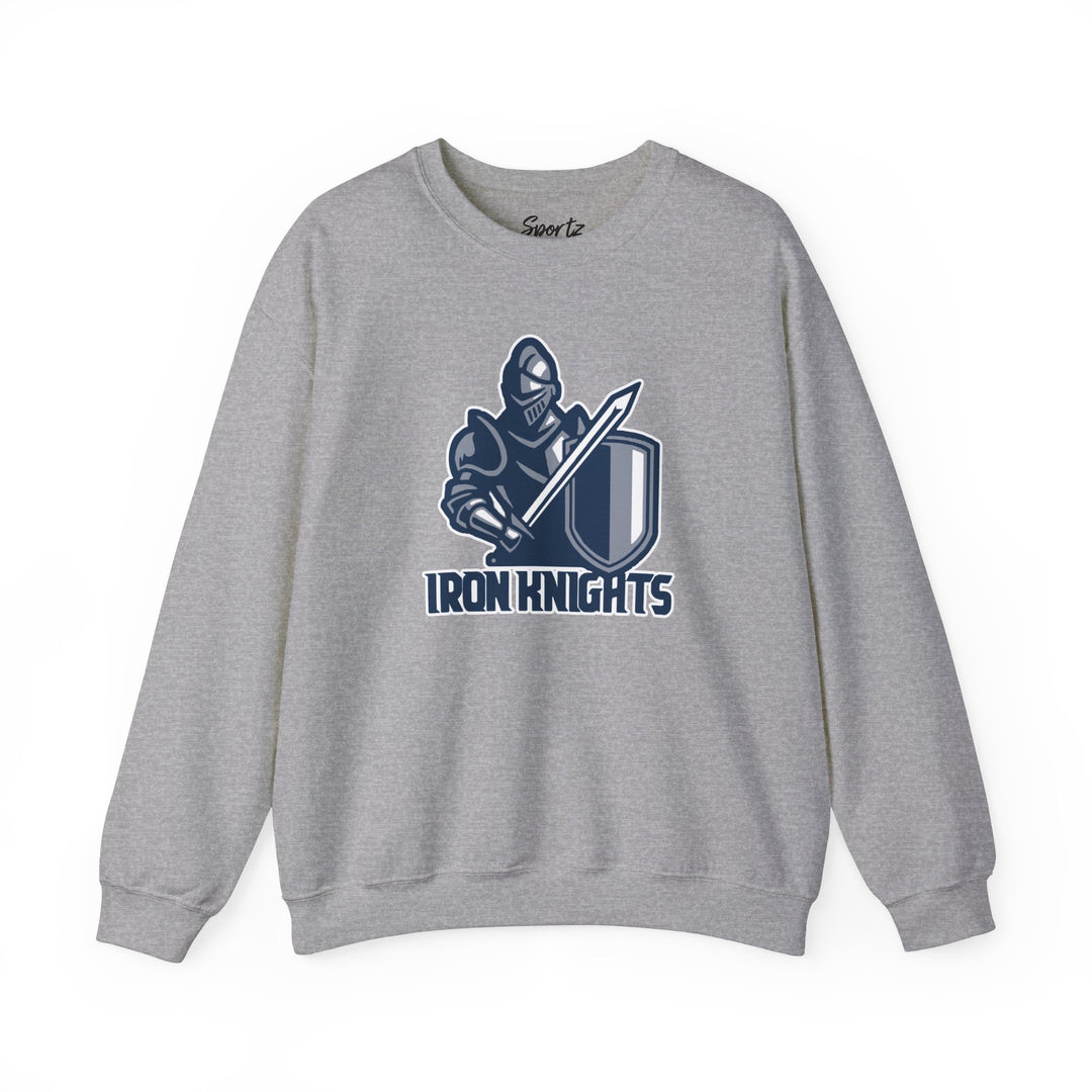 Iron Knights Adult Unisex Crewneck Sweatshirt W/Knight Logo Only