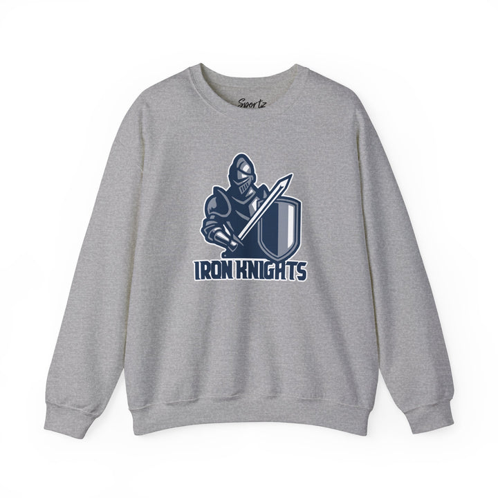 Iron Knights Adult Unisex Crewneck Sweatshirt W/Knight Logo Only