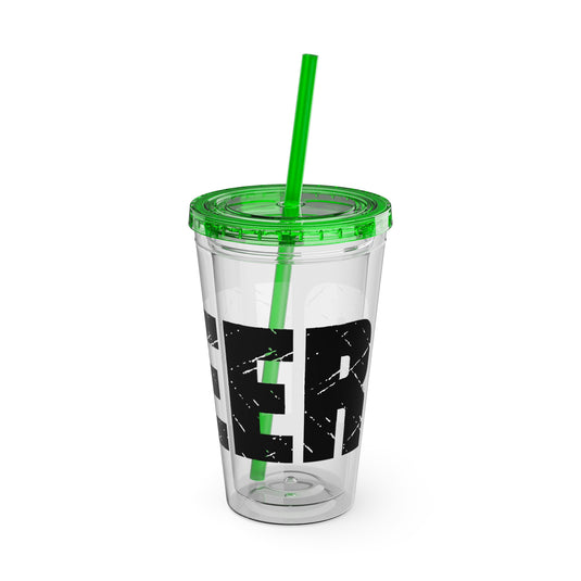 Cheer 16 oz Sunsplash Tumbler with Straw