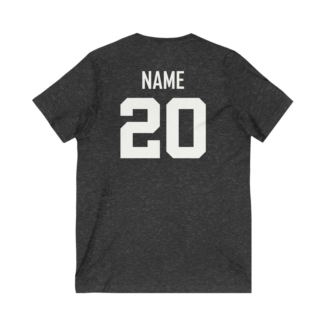 Wheeling Lightningbirds Unisex Adult Women's V-Neck T-Shirt