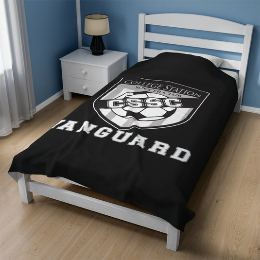 College Station Soccer Club Vanguard Velveteen Plush Blanket