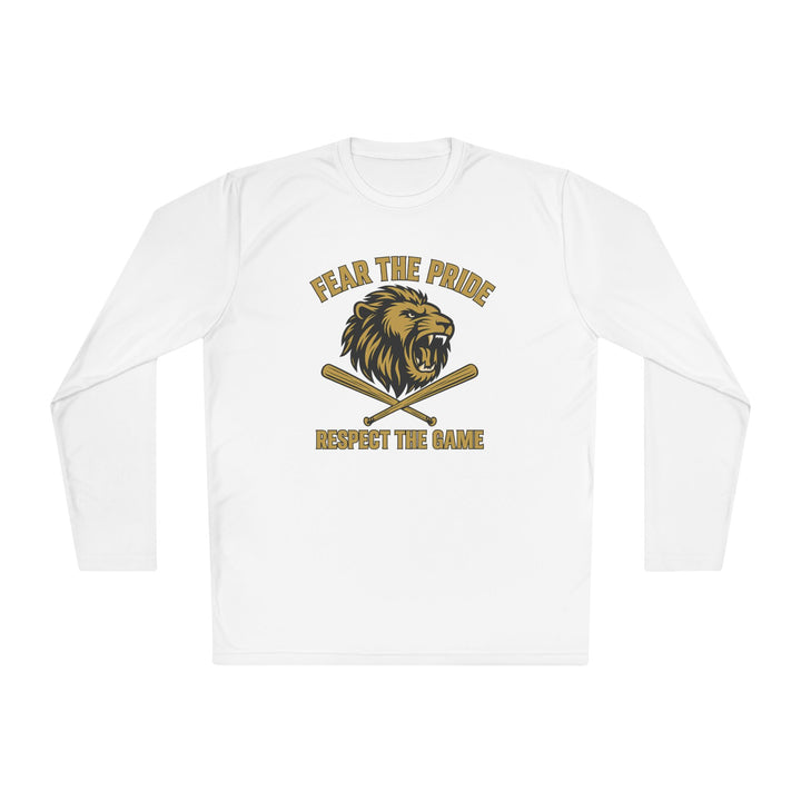 FEBA Lions Baseball Unisex Adult Long Sleeve Competitor Moisture Wicking Shirt