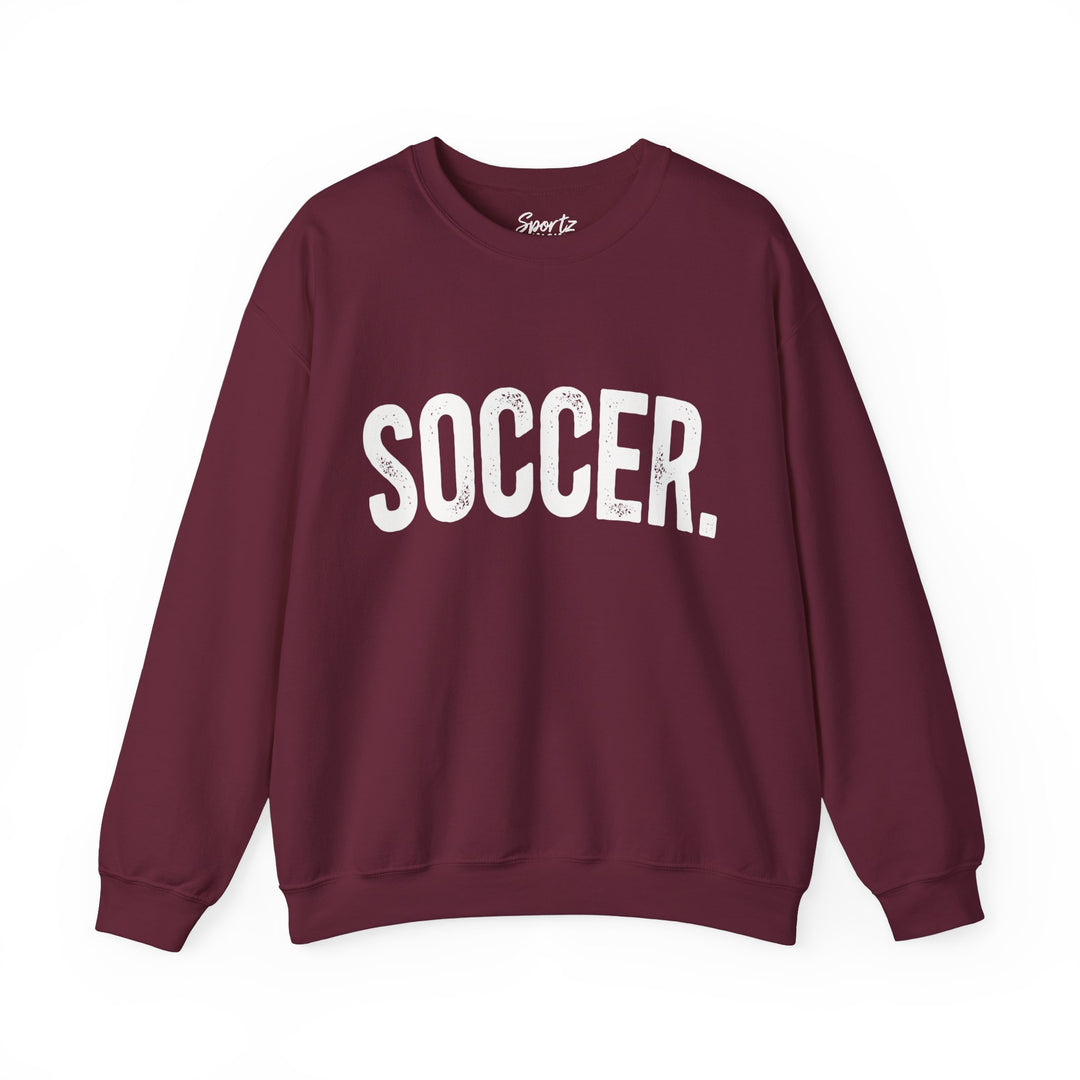 Rustic Design Soccer Adult Unisex Crewneck Sweatshirt