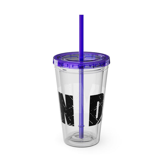 Lacrosse 16 oz Sunsplash Tumbler with Straw w/Custom Name