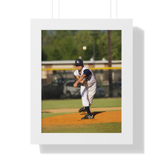 Quick Slants Photography Framed Vertical Poster