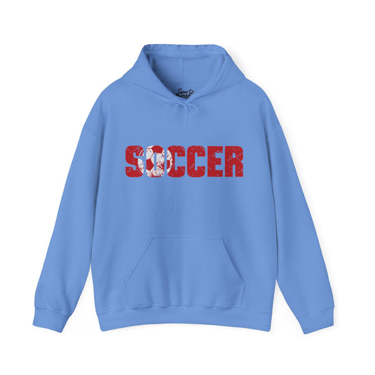 Soccer Adult Unisex Basic Hooded Sweatshirt