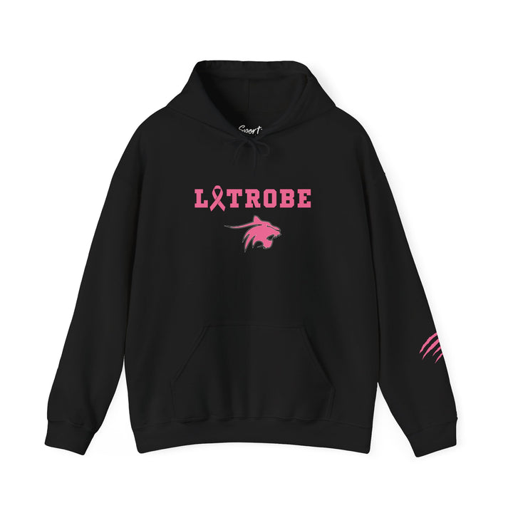 Latrobe Boys Soccer Unisex Adult Hooded Sweatshirt - Cancer Design