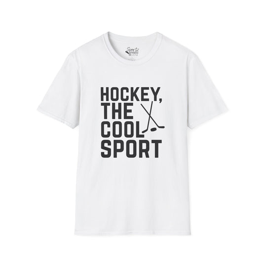 Hockey The Cool Sport Adult Unisex Basic T-Shirt