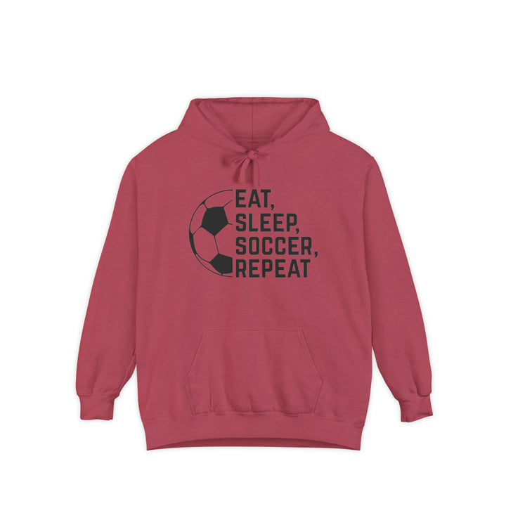 Eat Sleep Soccer Repeat Adult Unisex Premium Hooded Sweatshirt