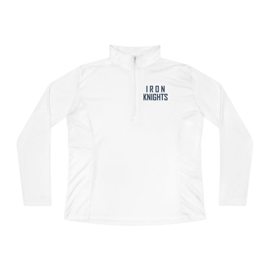 Iron Knights Women's Quarter-Zip Pullover w/Stacked Text Only