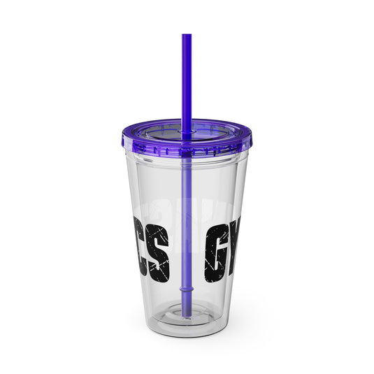 Gymnastics 16 oz Sunsplash Tumbler with Straw