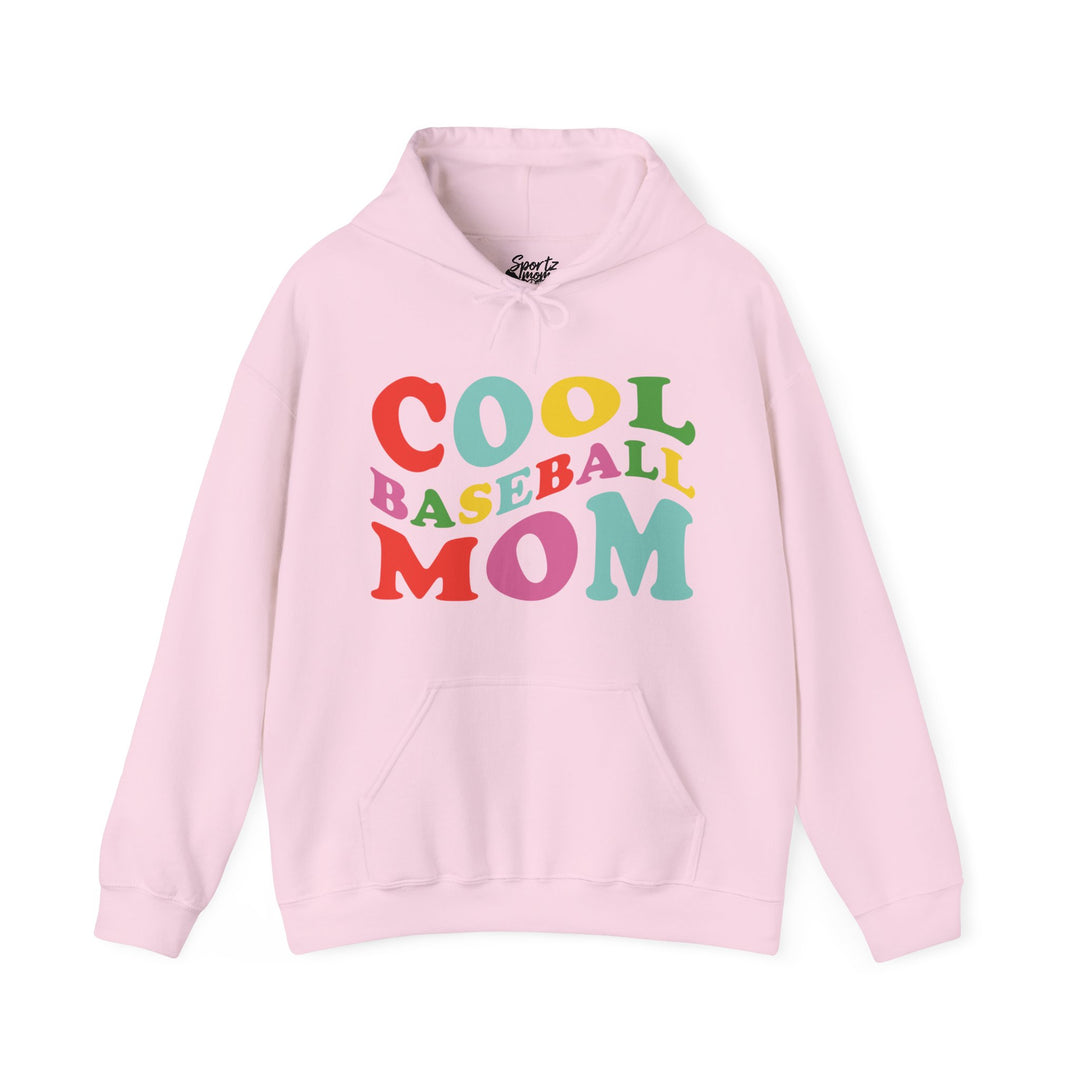 Cool Baseball Mom Adult Unisex Hooded Sweatshirt