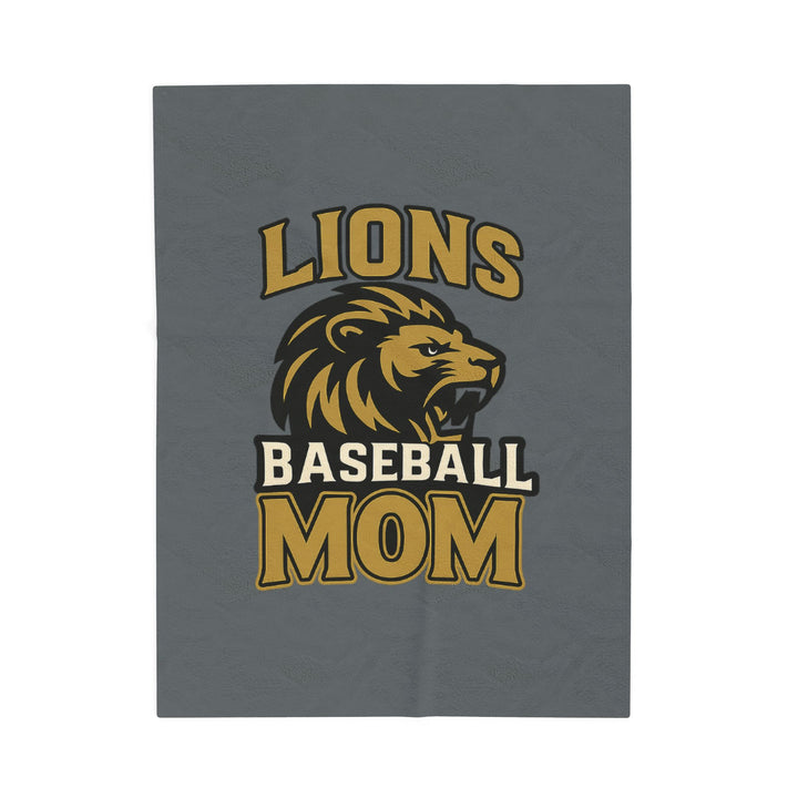 FEBA Lions Baseball Velveteen Plush Blanket