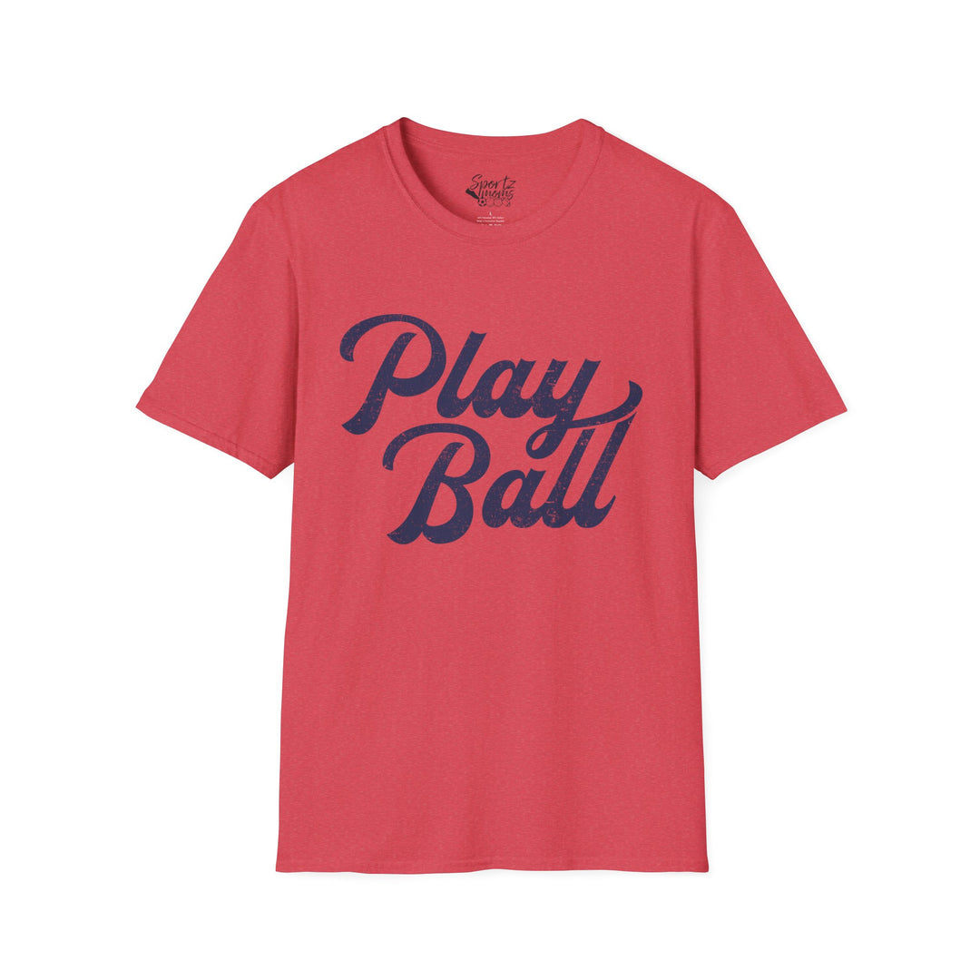 Play Ball Adult Unisex Baseball T-Shirt