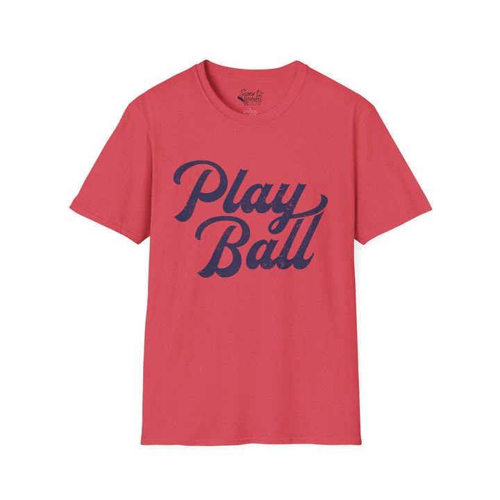 Play Ball Adult Unisex Baseball T-Shirt