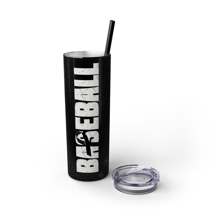 Cancer Ribbon Pick Your Sport 20oz Skinny Tumbler with Straw