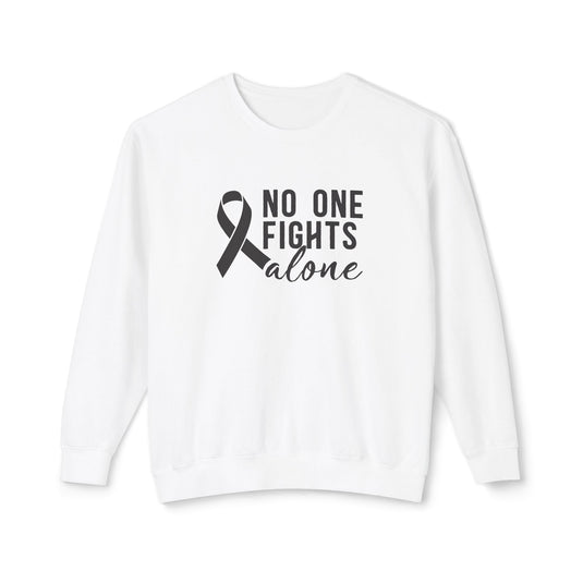 No One Fights Alone Adult Unisex Premium Crewneck Sweatshirt