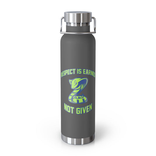 Court House Cobras Copper Vacuum Insulated Bottle 22oz - Respect Design