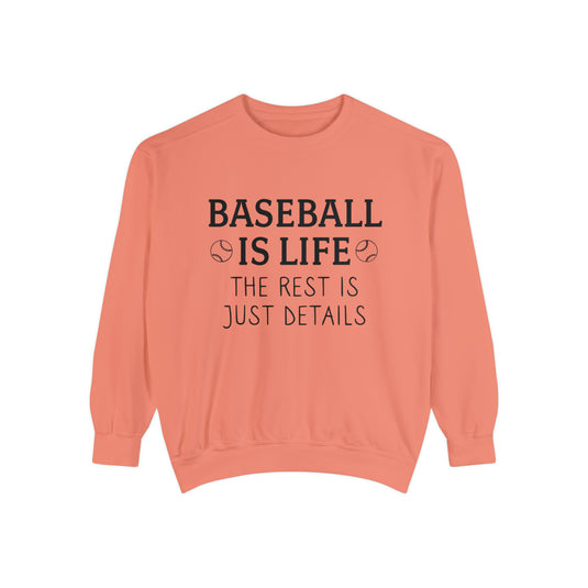 Baseball is Life Adult Unisex Premium Crewneck Sweatshirt