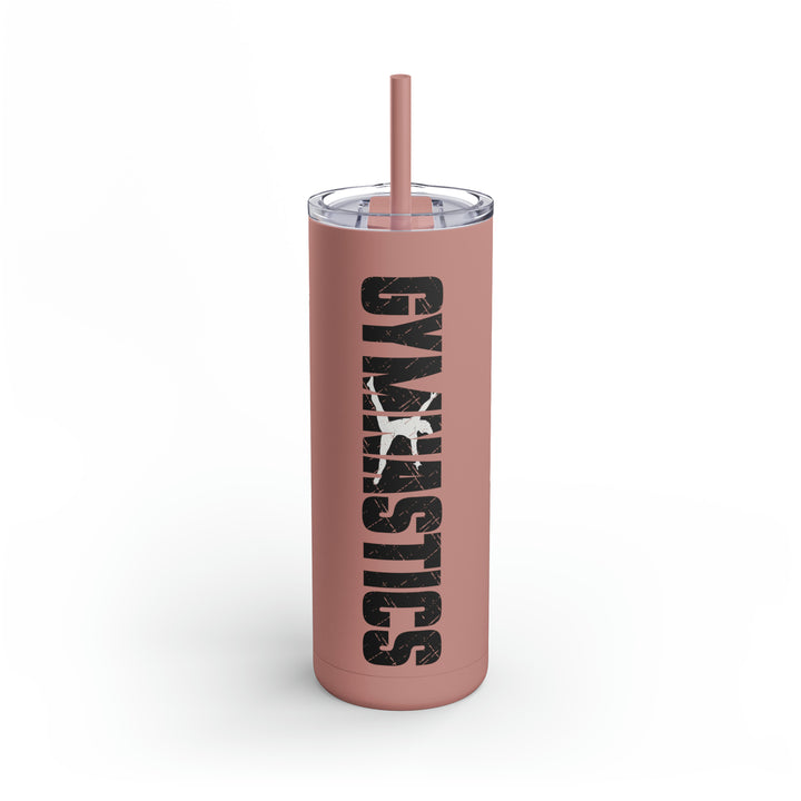 Gymnastics 20oz Skinny Matte Tumbler