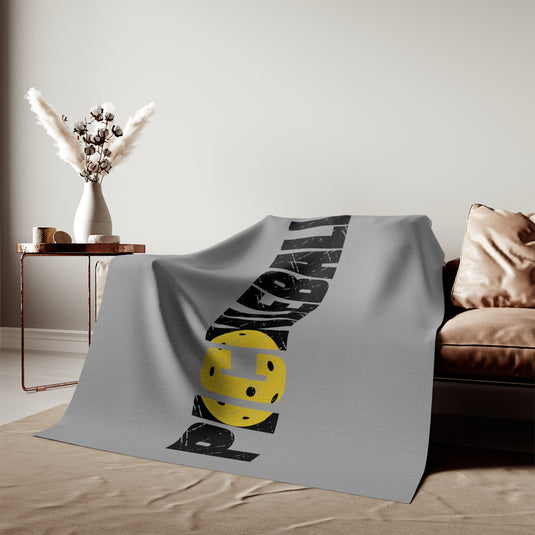 Pickleball Sweatshirt Blanket