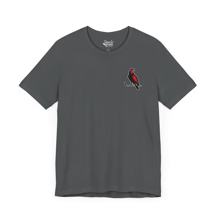 Wheeling Lightningbirds Unisex Adult Mid-Level T-Shirt - Bird Logo Only