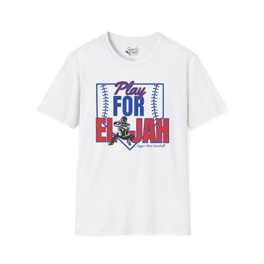 Play for Elijah Unisex Adult Basic T-Shirt