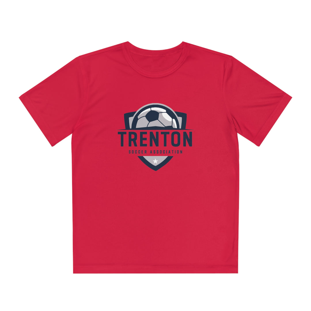Trenton Soccer Association Unisex Youth Short Sleeve Competitor Moisture Wicking T-Shirt