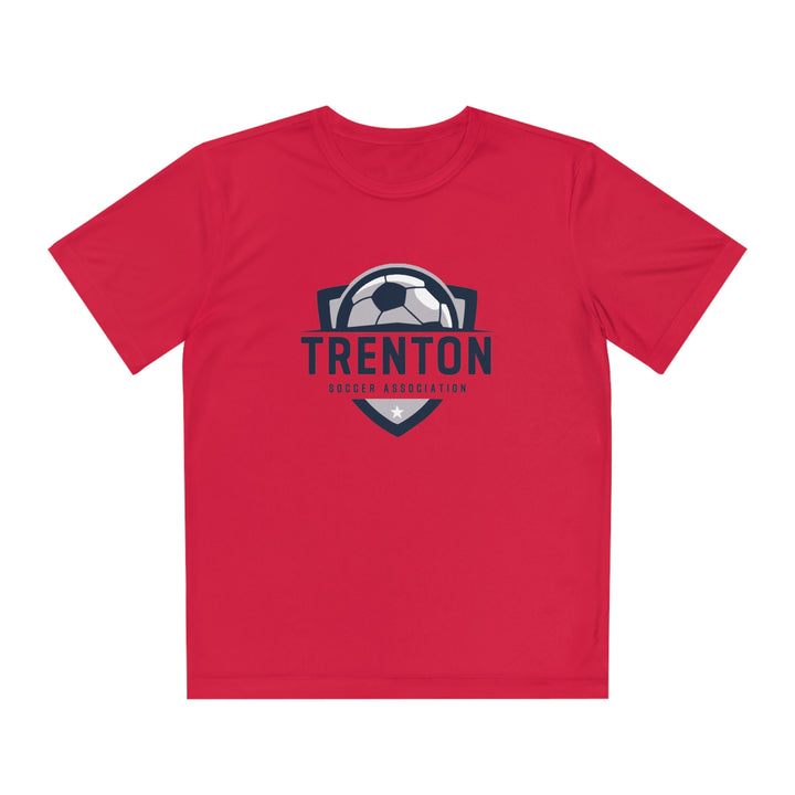 Trenton Soccer Association Unisex Youth Short Sleeve Competitor Moisture Wicking T-Shirt