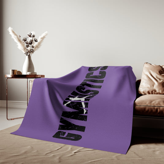 Gymnastics Sweatshirt Blanket