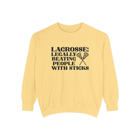 Lacrosse Legally Adult Unisex Premium Crewneck Sweatshirt