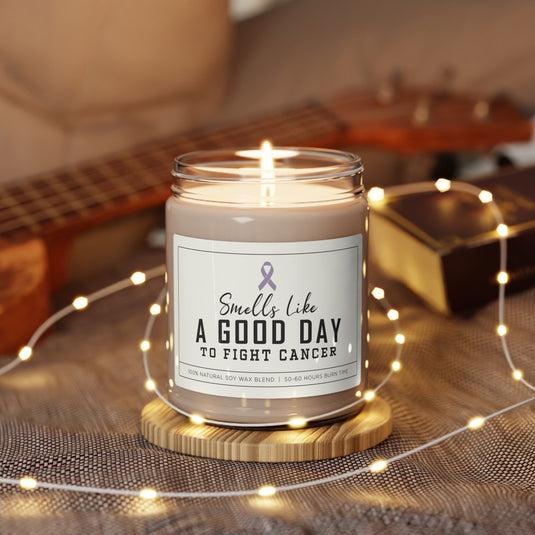 Smells Like A Good Day To Fight Cancer 9oz Candle